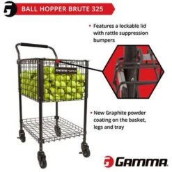 Gamma Brute Teaching Cart 325 Ball Hopper -Dunlop Shop 7168010 6