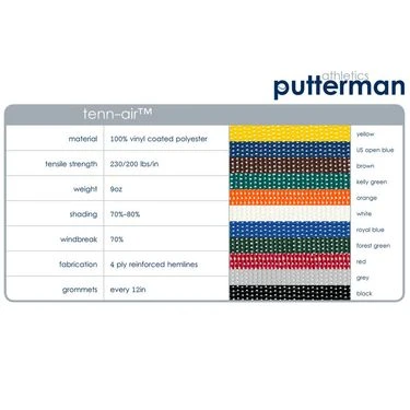 Putterman Tenn Air Windscreen (9 Ft X 60 Ft) 2 Putterman Tenn Air Windscreen (9 Ft X 60 Ft) - Image 2